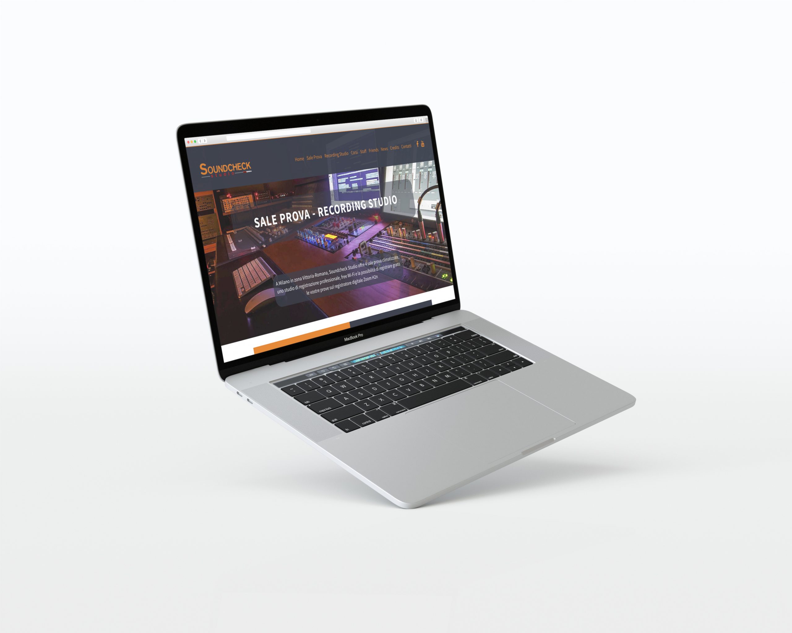 SoundCheck Studio – Realizzazione siti web Milano