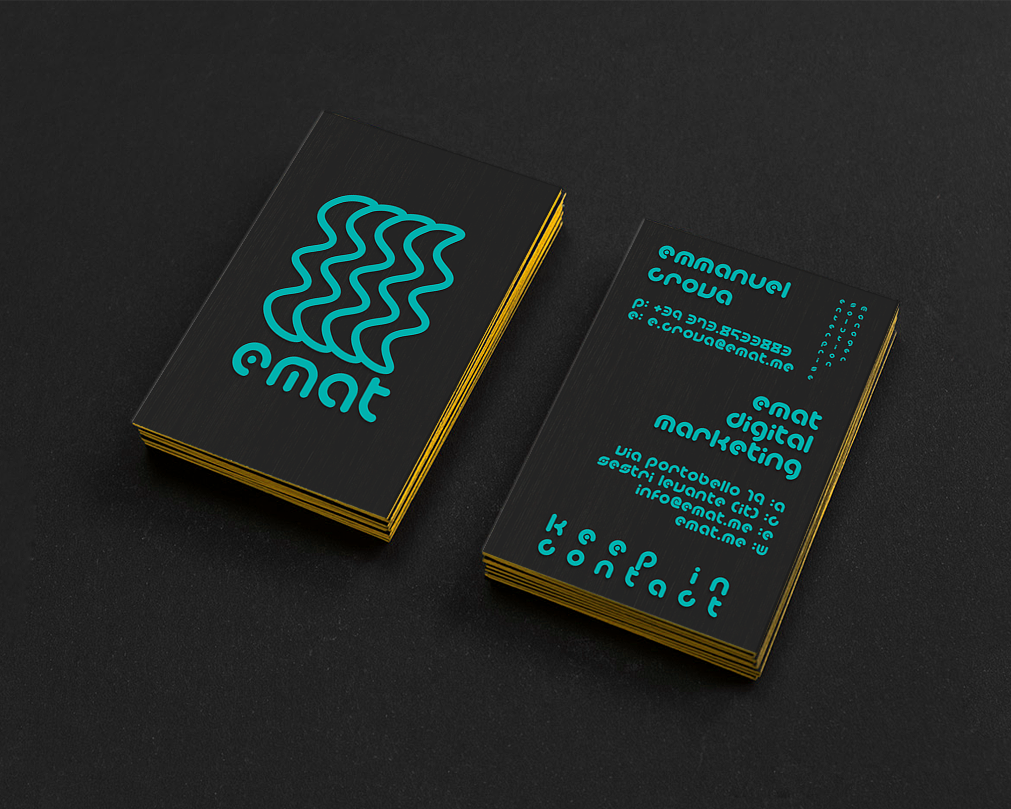 EMAT Digital Marketing – Restyling, creazione e stampa biglietti da visita