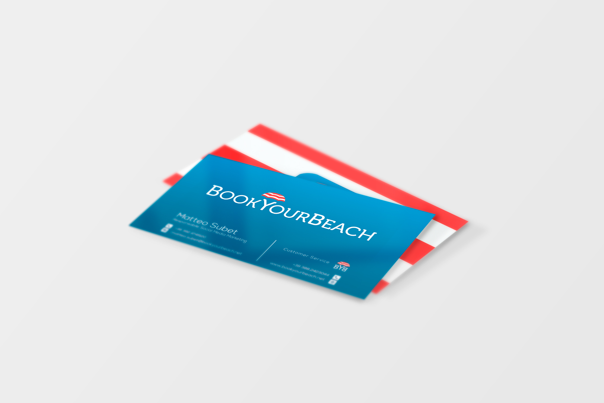 BookYourBeach – Realizzazione Biglietti da visita