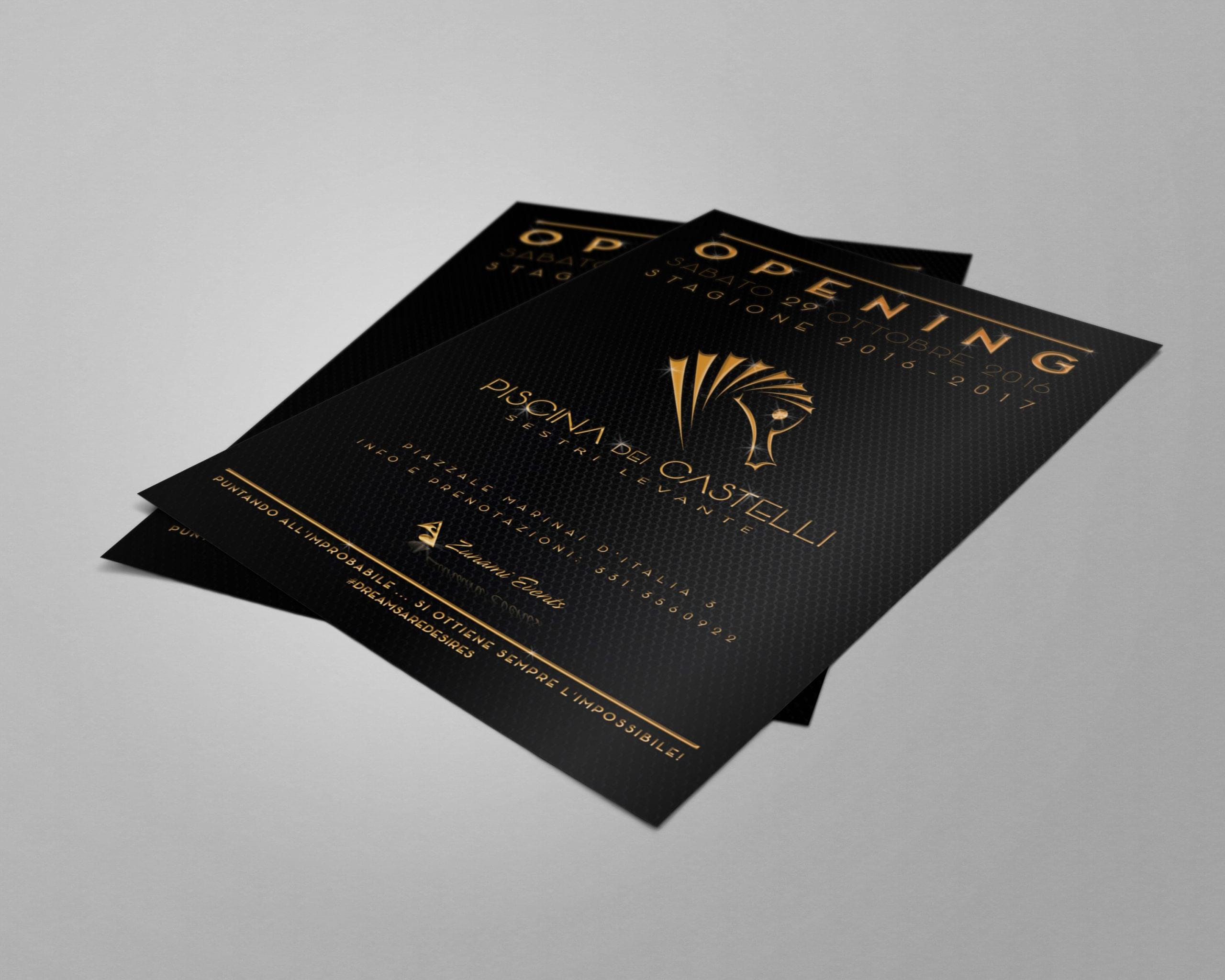 Piscina dei Castelli – Realizza Flyer