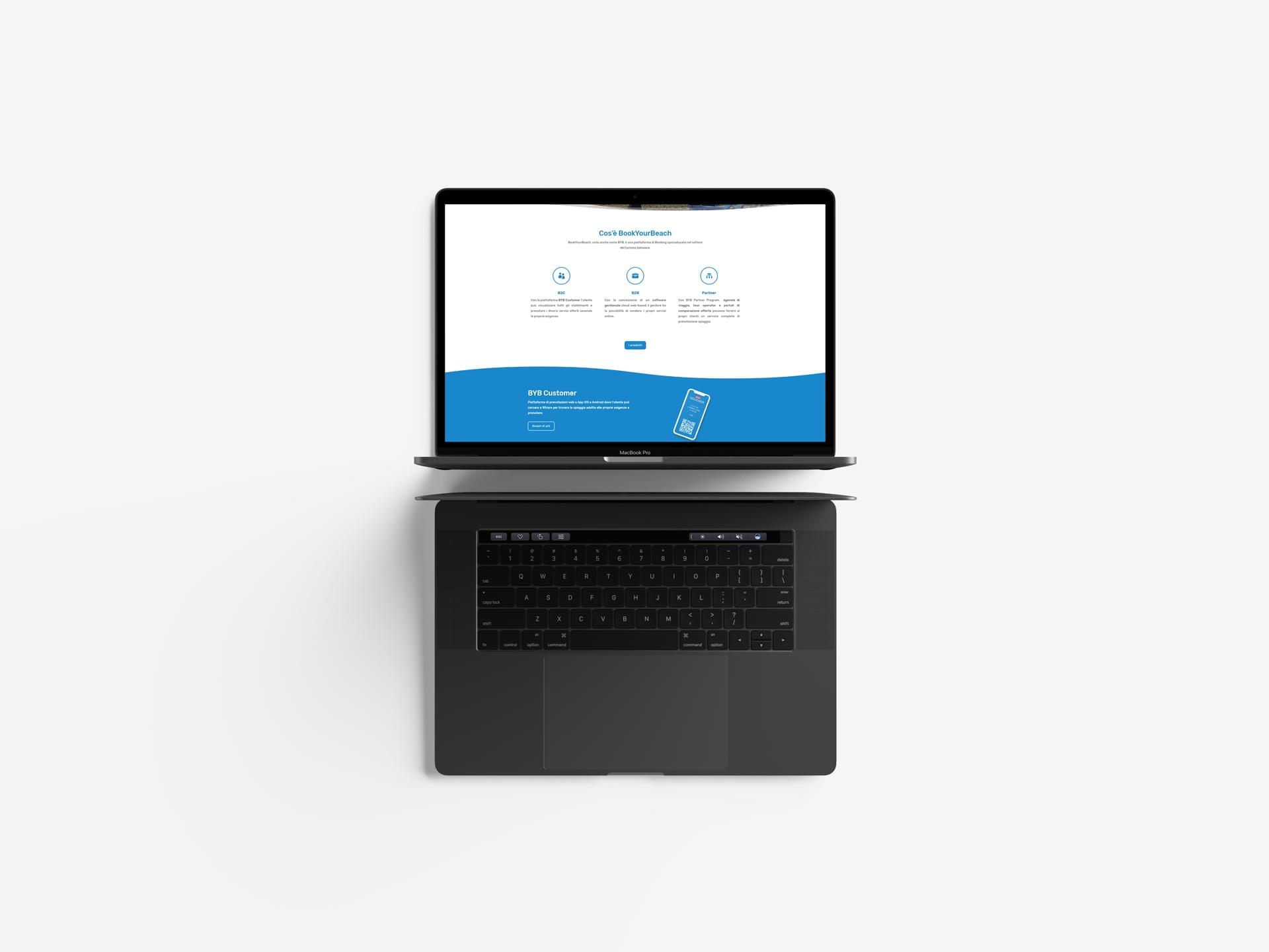 BookYourBeach – Realizzazione sito web informativo