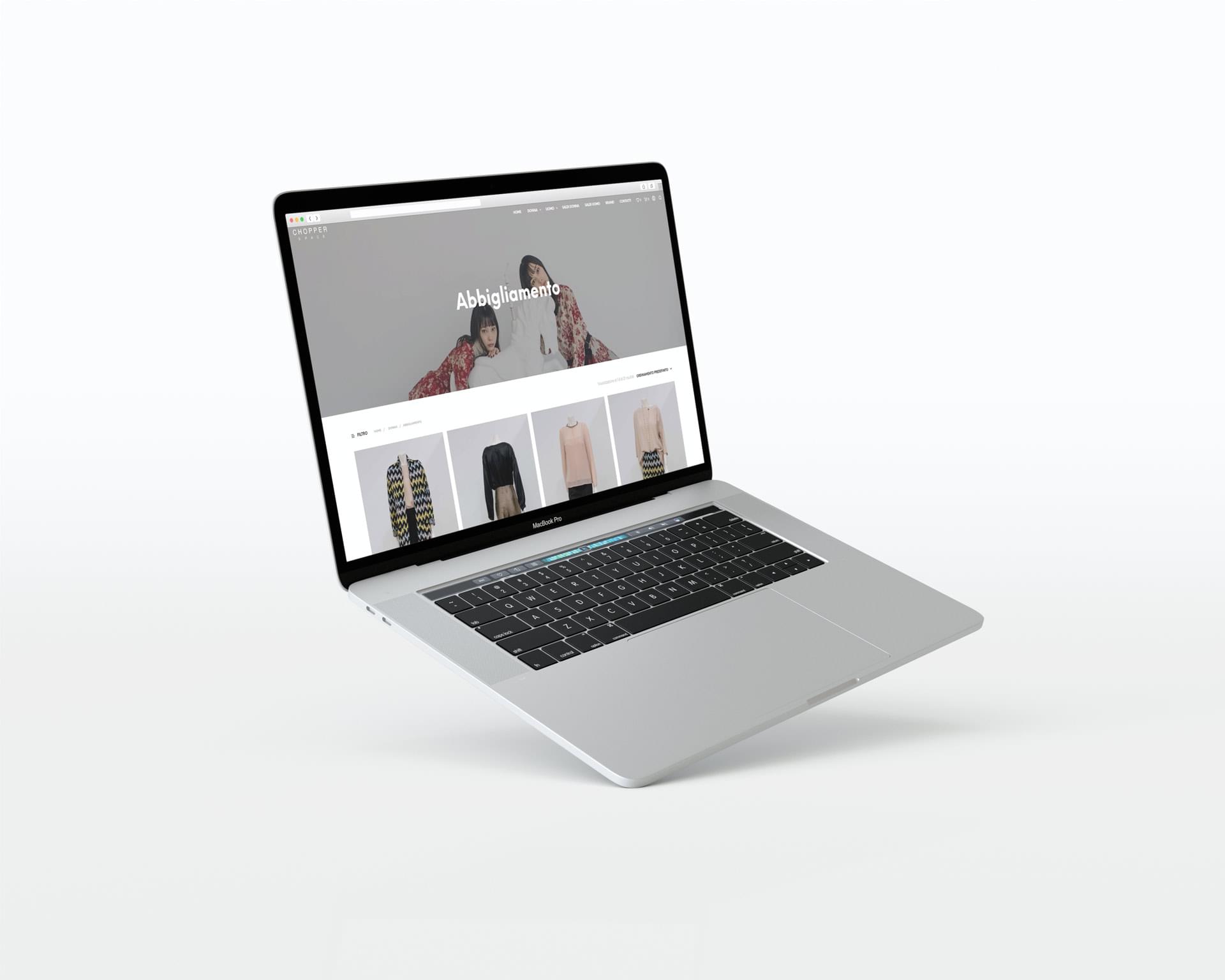 Chopper Space – Creazione e-commerce abbigliamento