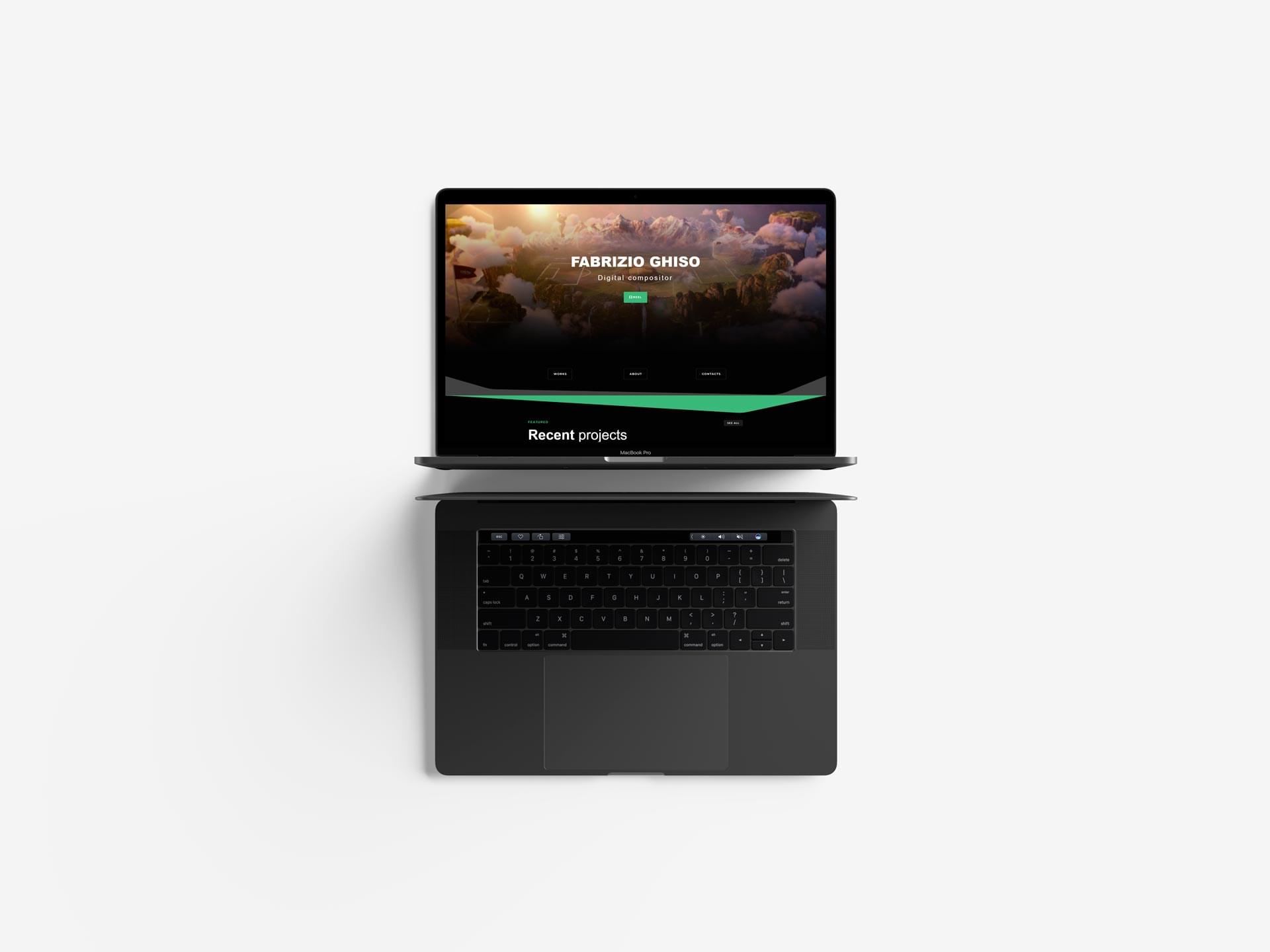 Fabrizio Ghiso – Realizzazione portfolio web