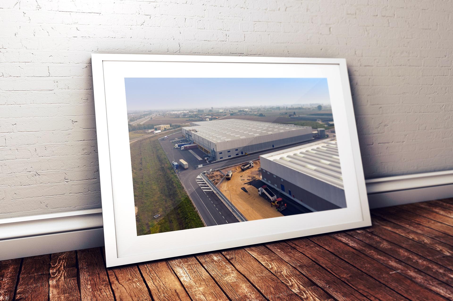 Kuehne + Nagel – fotografo industriale con drone a Milano