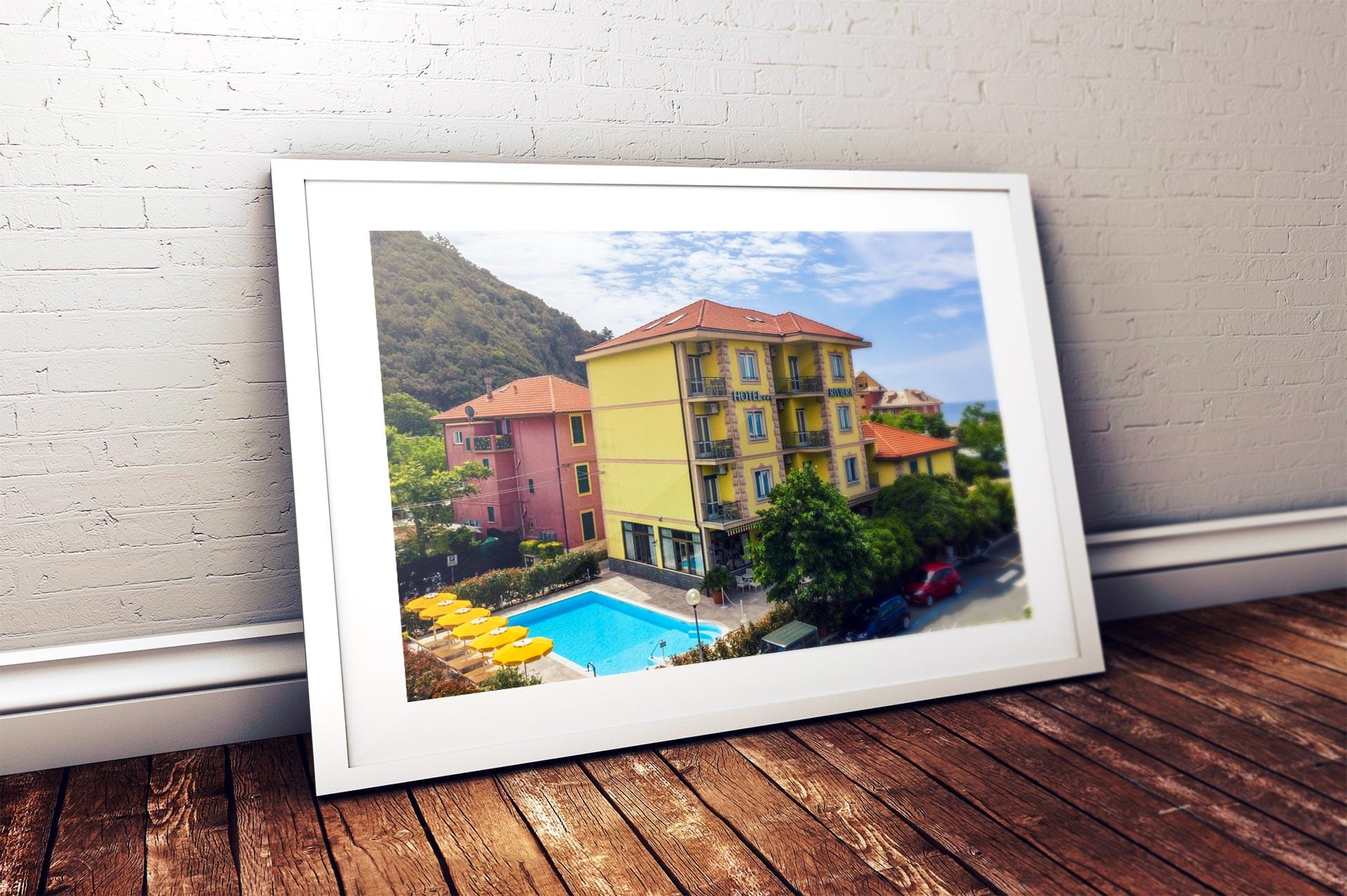 Hotel Riviera / Bagni Riviera – foto con drone 5 Terre