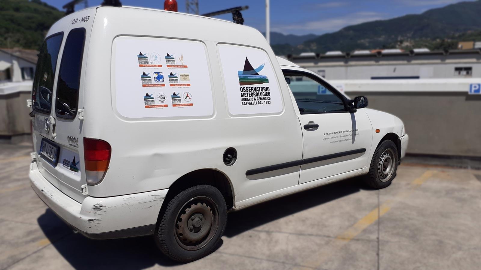 Osservatorio Raffaelli – Personalizzazione veicolo Protezione Civile